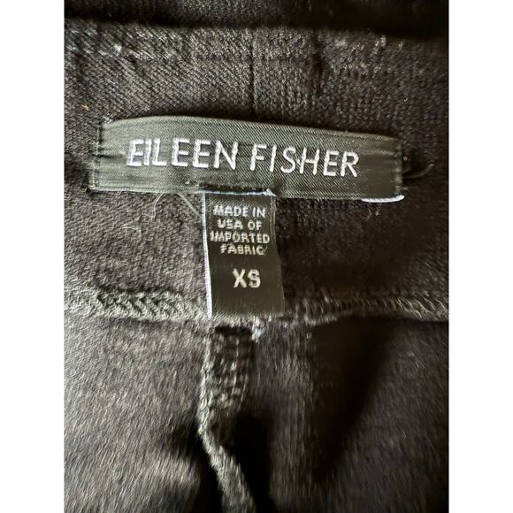 Eileen Fisher Women's Black Stretchy Viscose Nylon Spandex Pull-on Slim Pants XS - Picture 5 of 7
